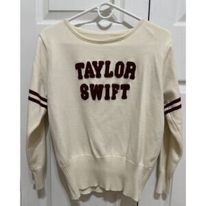 Official Taylor Swift Red Era Varsity Sweater S Collegiate Merch Taylor